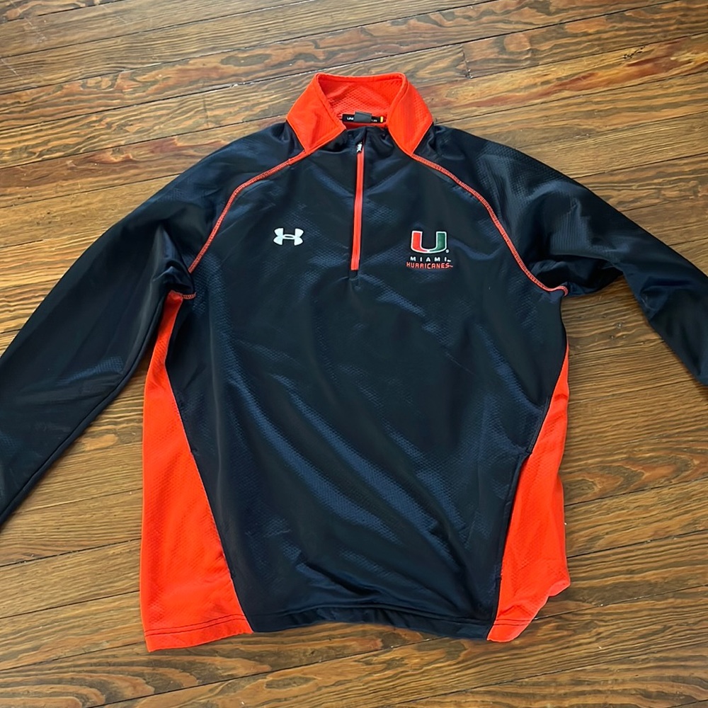 Miami Hurricanes Under Armor Quarter Zip
